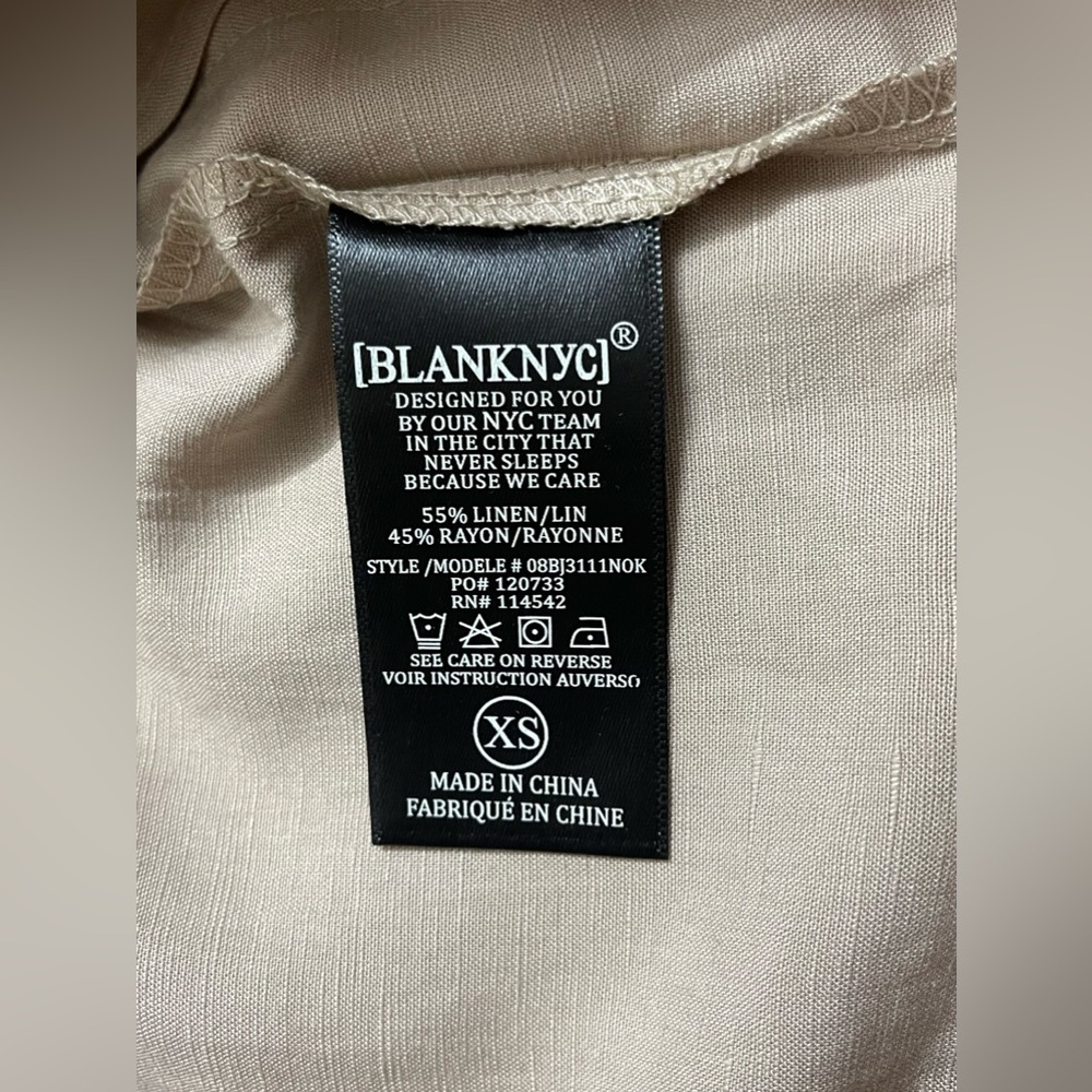 Blank NYC linen short rompers - Picture 6 of 11